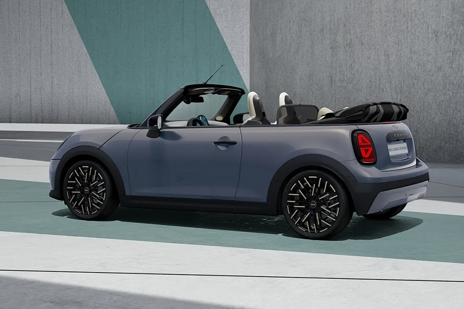 Rear Cross View of MINI Convertible