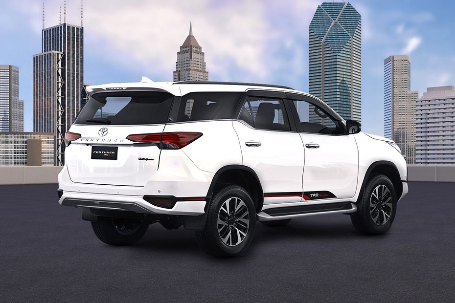 Fortuner Rear angle view Fortuner Rear angle view