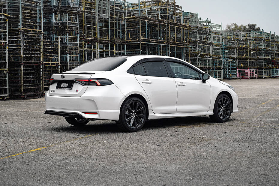 Corolla GR Sport Rear Medium Side View Corolla GR Sport Rear Medium Side View