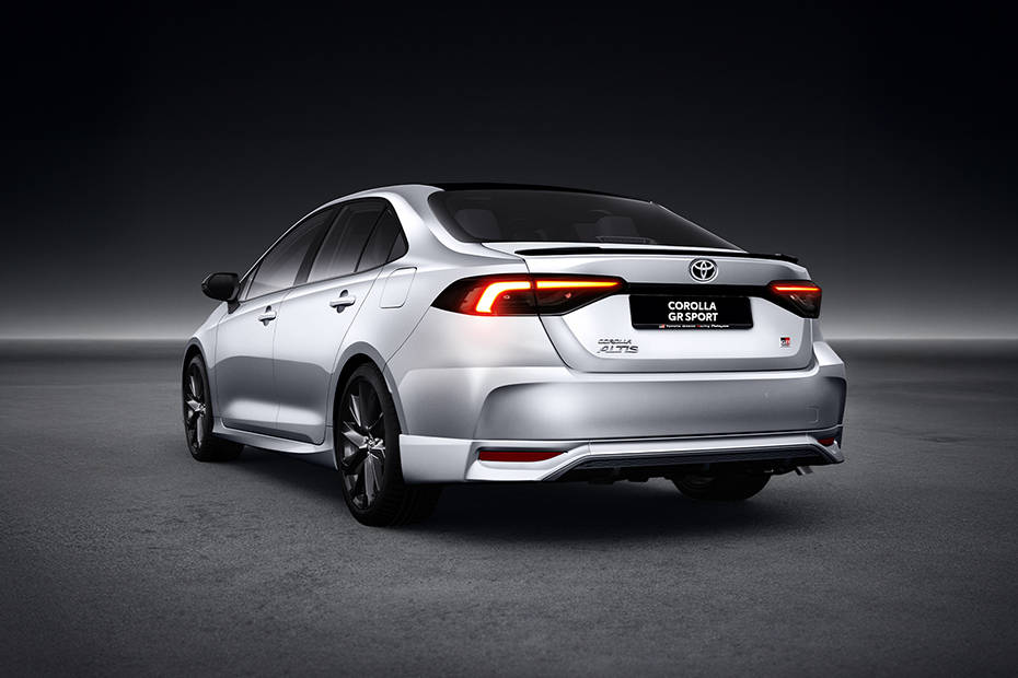Rear Medium View of Toyota Corolla GR Sport Rear Medium View of Toyota Corolla GR Sport