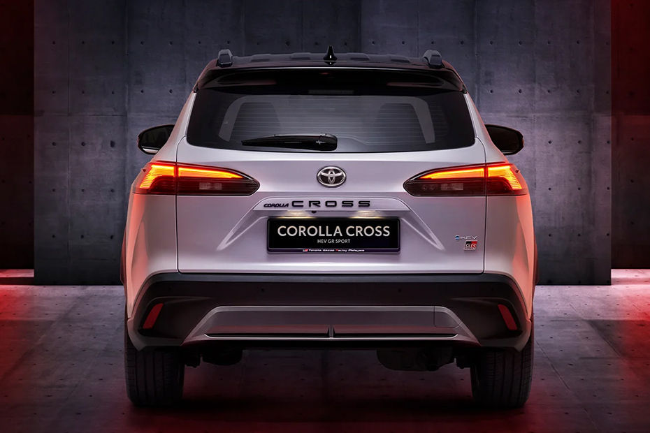 Full Rear View of Toyota Corolla Cross Hybrid Full Rear View of Toyota Corolla Cross Hybrid