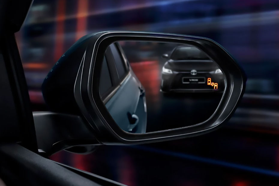 Toyota Vios Hybrid Electric Drivers Side Mirror Rear Angle Toyota Vios Hybrid Electric Drivers Side Mirror Rear Angle