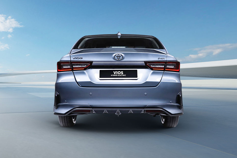 Full Rear View of Toyota Vios Hybrid Electric Full Rear View of Toyota Vios Hybrid Electric