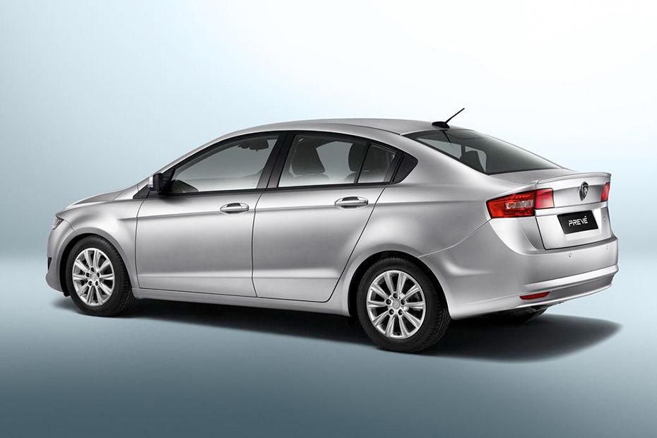 Rear Cross Side View of Proton Preve (2012-2018)