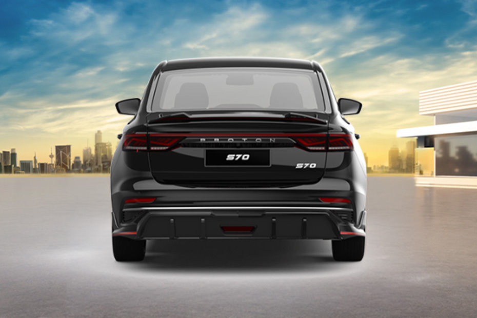 Full Rear View of Proton S70