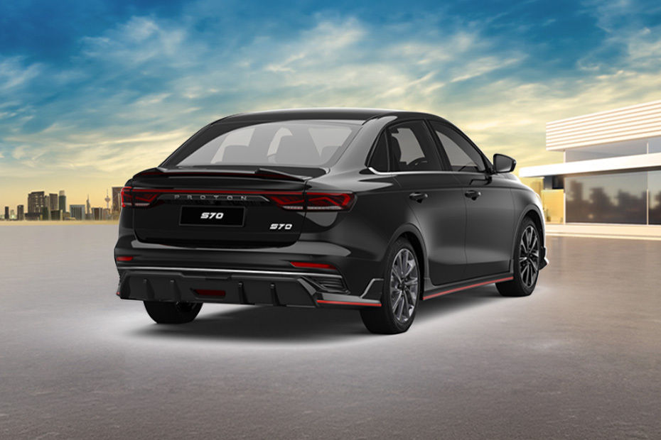 S70 Rear angle view