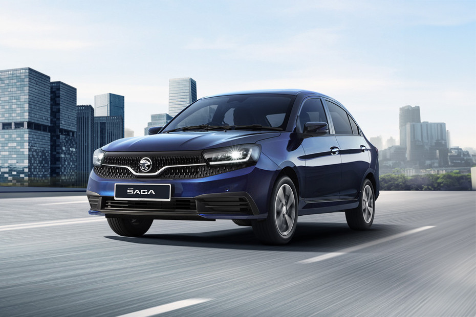 Proton Saga Front Side View