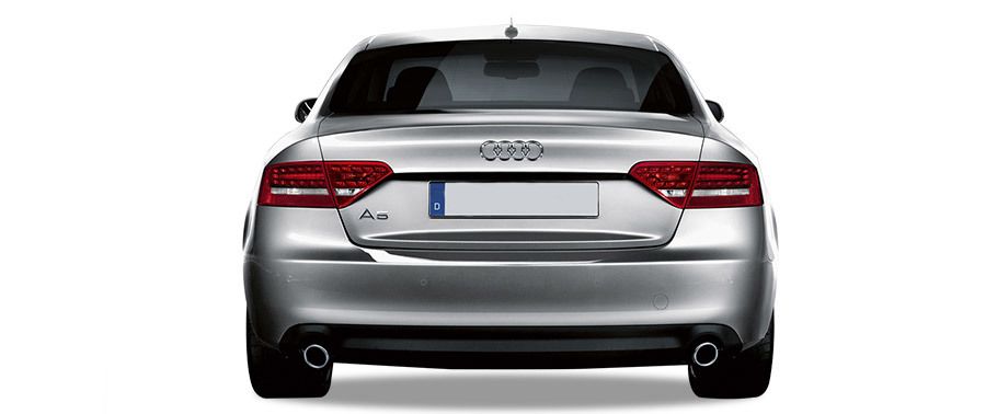 Full Rear View of Audi A5 Coupe
