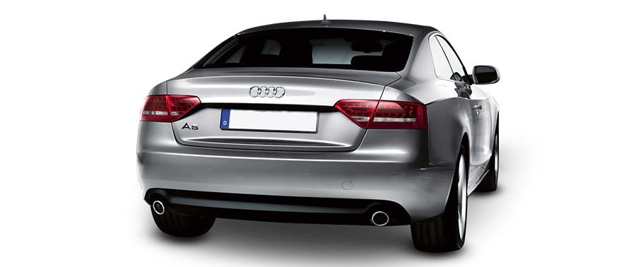 Rear Medium View of Audi A5 Coupe