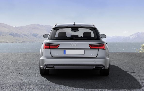 Full Rear View of Audi A6 Avant