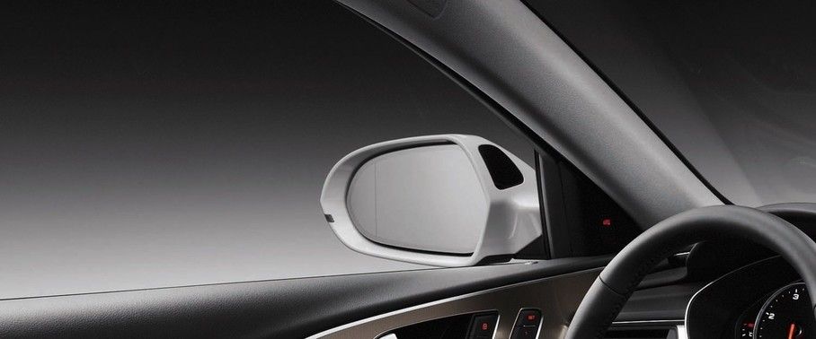 Audi A6 Saloon Drivers Side Mirror Rear Angle