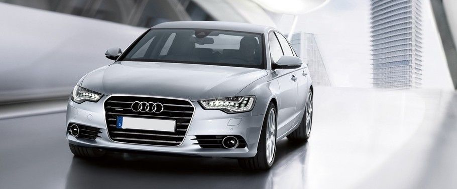 A6 Saloon Tilted Front View