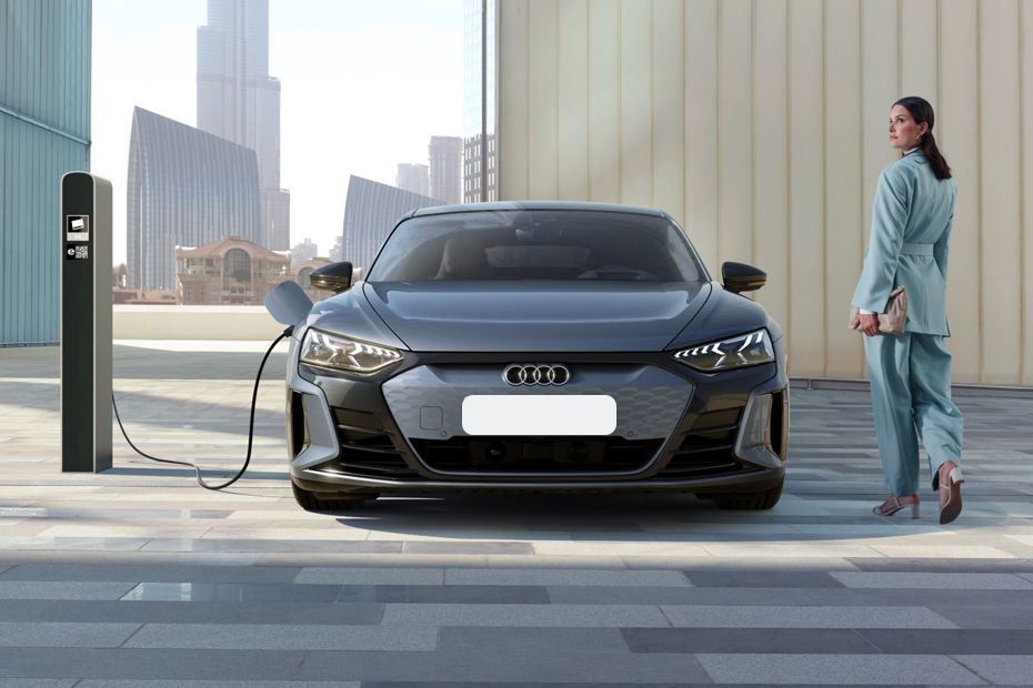 Full Front View of E-Tron GT