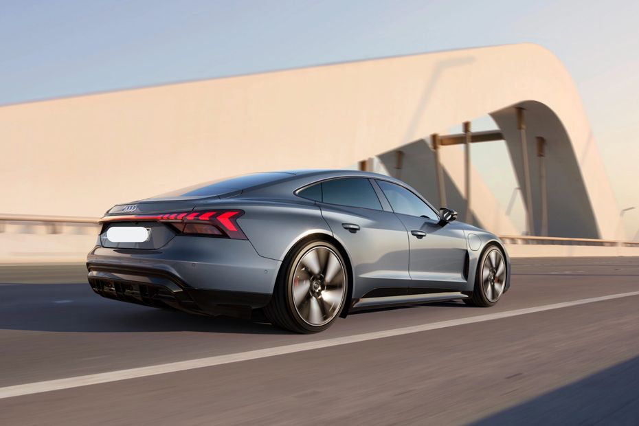 E-Tron GT Rear angle view