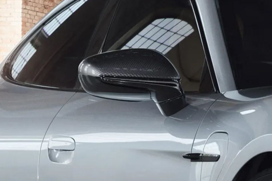 Porsche Taycan Drivers Side Mirror Front Angle Porsche Taycan Drivers Side Mirror Front Angle