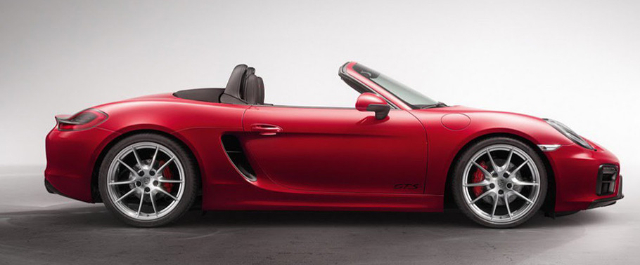 Porsche Boxster GTS Drivers Sideview