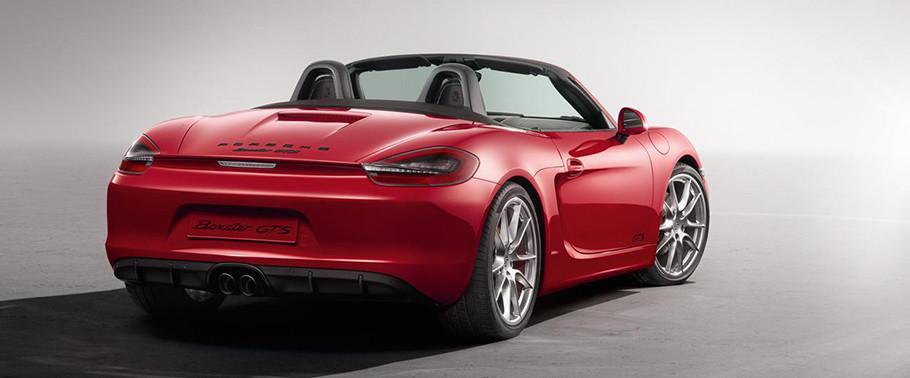 Boxster GTS Rear angle view