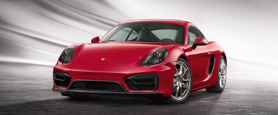 Porsche Cayman GTS Front Angle High View Porsche Cayman GTS Front Angle High View