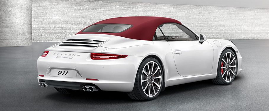 911 Carrera S Cabriolet Rear angle view 911 Carrera S Cabriolet Rear angle view