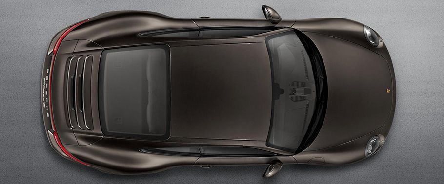Top View of 911 Carrera 4S