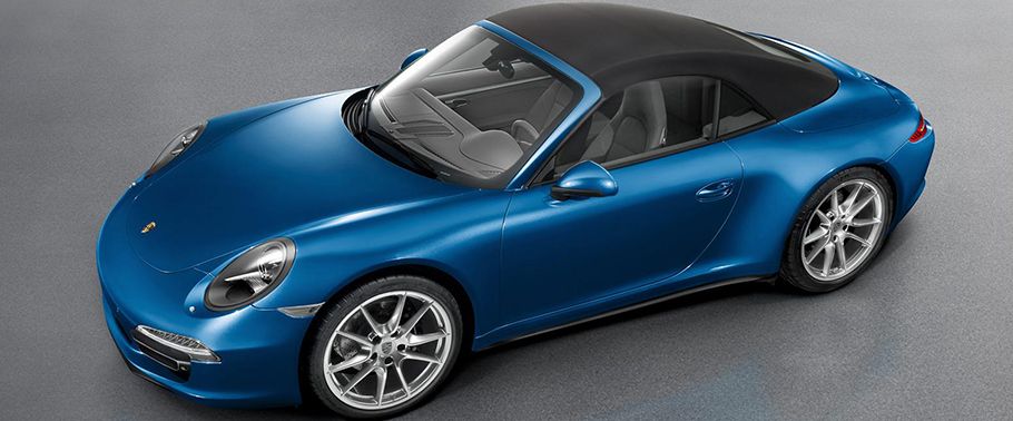 Porsche 911 Carrera 4 Cabriolet Front Angle High View