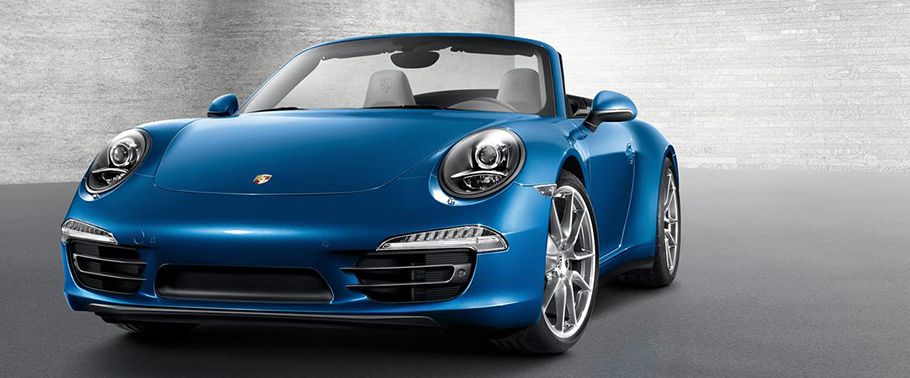 Porsche 911 Carrera 4 Cabriolet Front Side View