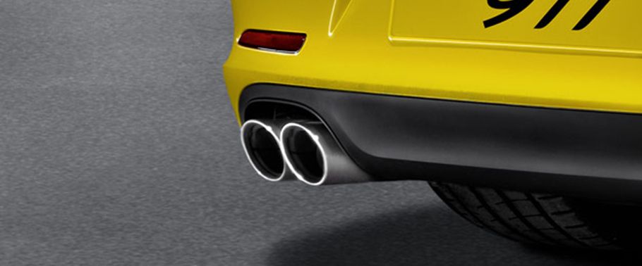 Exhaust Pipe of Porsche 911 Carrera 4S Cabriolet Exhaust Pipe of Porsche 911 Carrera 4S Cabriolet