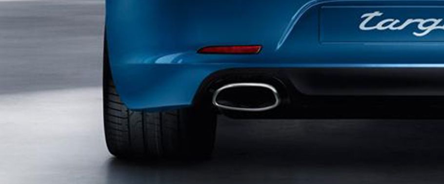 Exhaust Pipe of Porsche 911 Targa 4 Exhaust Pipe of Porsche 911 Targa 4