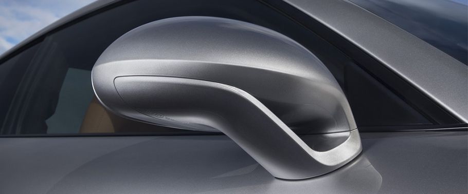 Porsche 911 Turbo S Drivers Side Mirror Front Angle