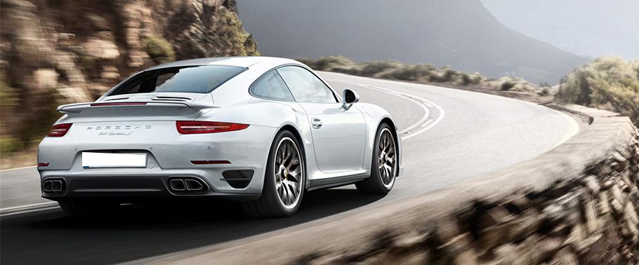 911 Turbo S Rear Medium Side View