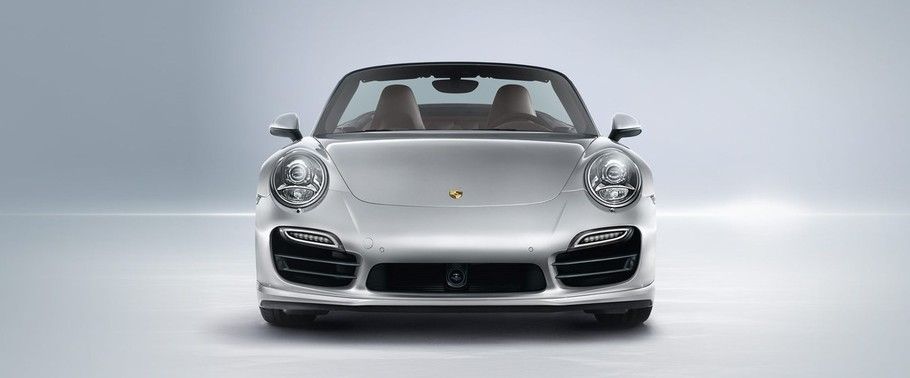 Full Front View of 911 Turbo Cabriolet Full Front View of 911 Turbo Cabriolet