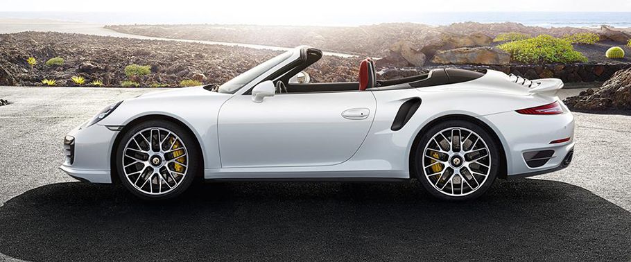 911 Turbo S Cabriolet Side view 911 Turbo S Cabriolet Side view