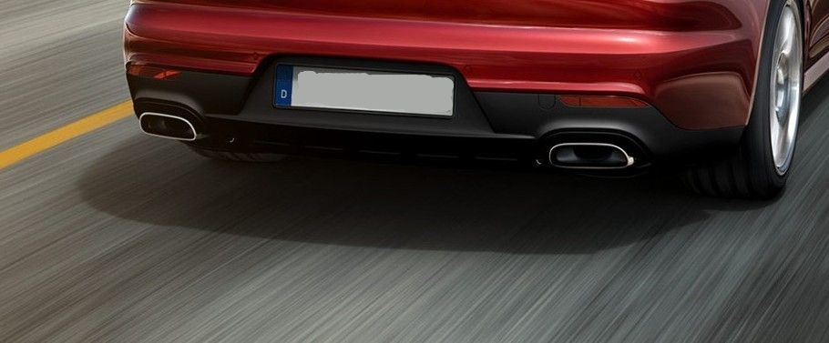 Exhaust Pipe of Porsche Panamera 4