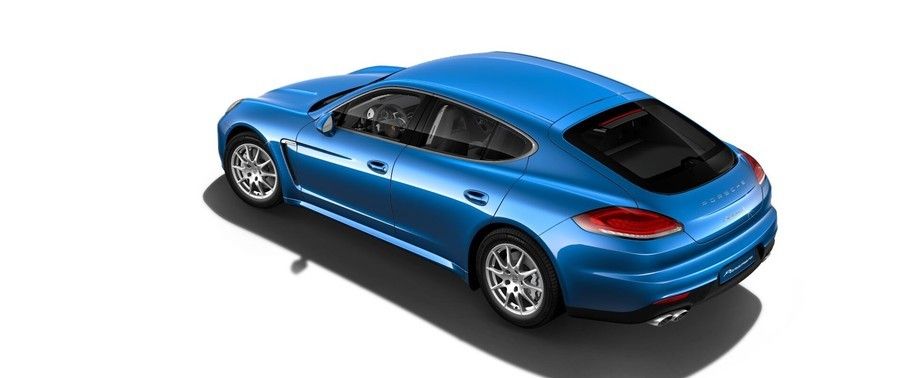 Rear Medium View of Porsche Panamera S