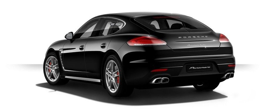 Rear Medium View of Porsche Panamera Turbo