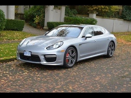 Porsche Panamera Turbo Executive Front Side View