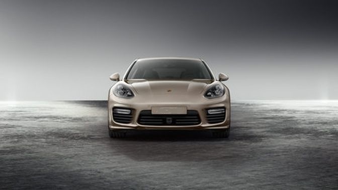 Full Front View of Panamera Turbo Executive