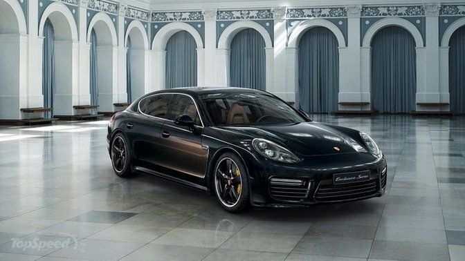 Porsche Panamera Exclusive Series Front Medium View Porsche Panamera Exclusive Series Front Medium View