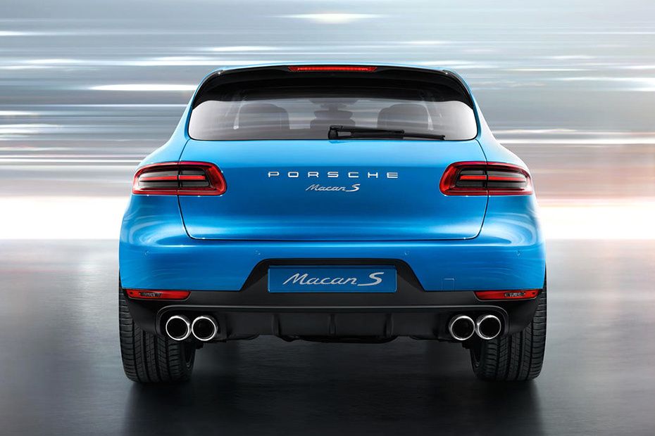 Full Rear View of Porsche Macan (2016-2018) Full Rear View of Porsche Macan (2016-2018)