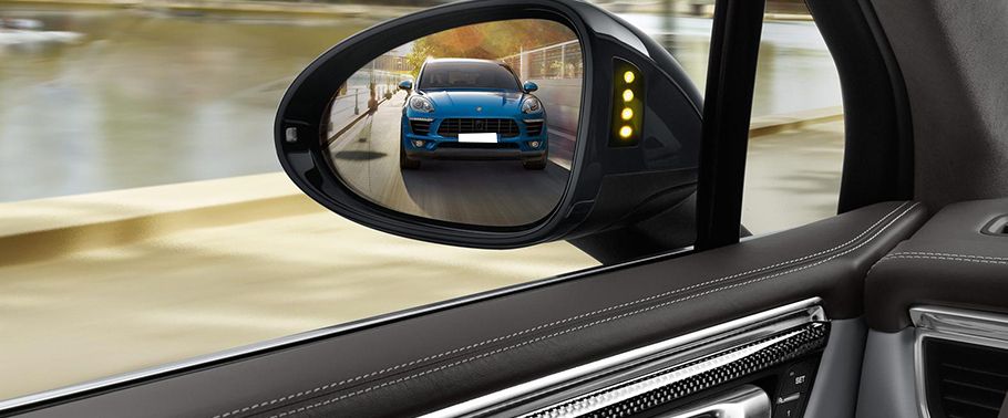 Porsche Macan S Drivers Side Mirror Rear Angle