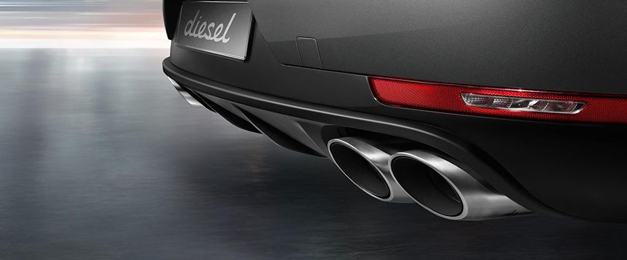 Exhaust Pipe of Porsche Macan S Diesel