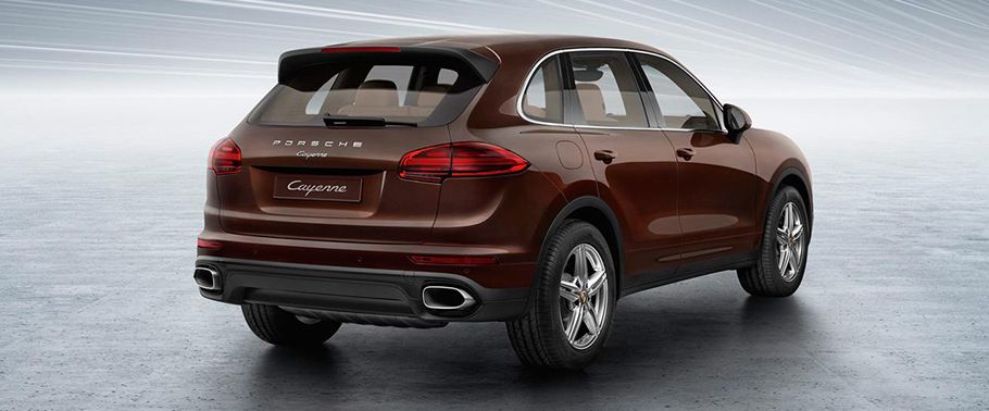 Cayenne Diesel Rear angle view Cayenne Diesel Rear angle view