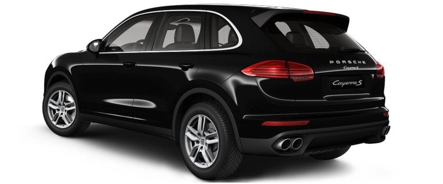 Rear Cross View of Porsche Cayenne S Rear Cross View of Porsche Cayenne S