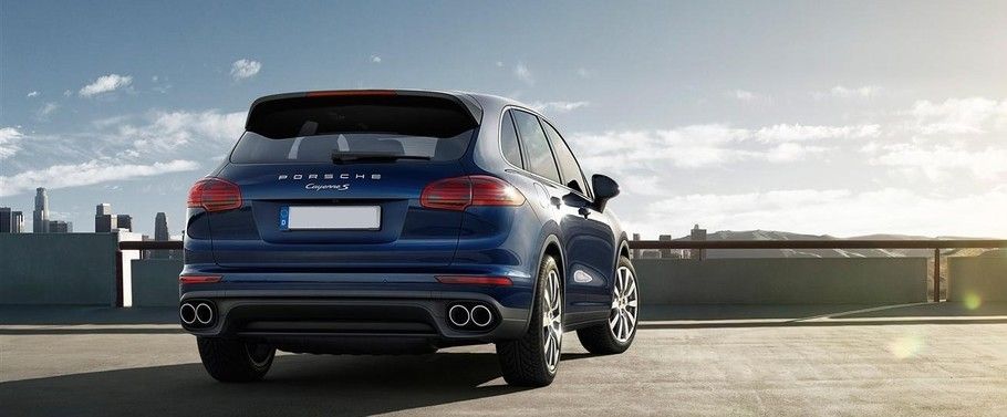 Cayenne S Rear Low Angle View Cayenne S Rear Low Angle View