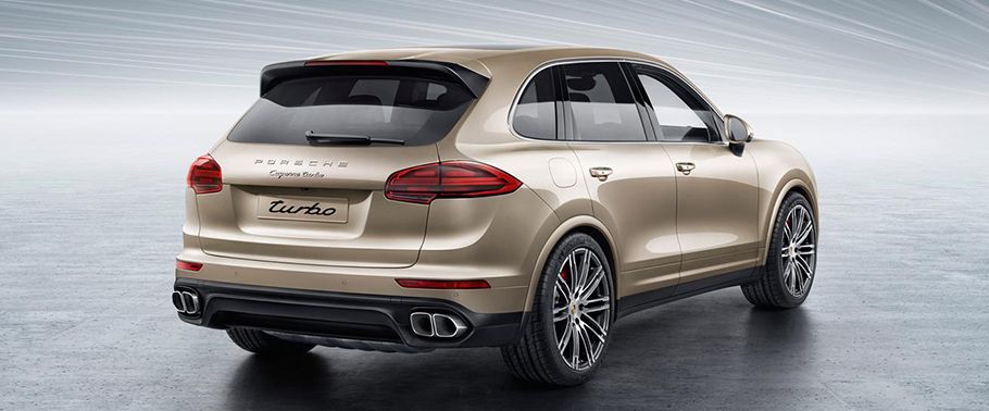 Cayenne Turbo Rear Medium Side View Cayenne Turbo Rear Medium Side View