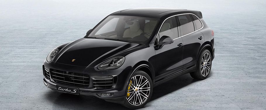 Porsche Cayenne Turbo S Front Angle High View
