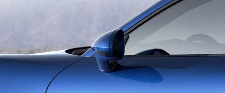 Porsche Cayman GT4 Drivers Side Mirror Front Angle