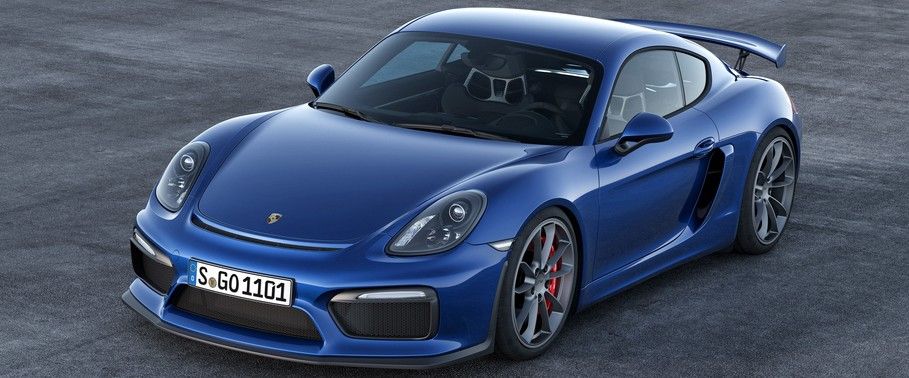 Porsche Cayman GT4 Front Angle High View