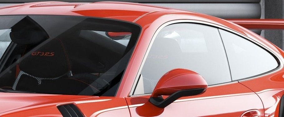 Porsche 911 GT3 RS Drivers Side Mirror Front Angle Porsche 911 GT3 RS Drivers Side Mirror Front Angle