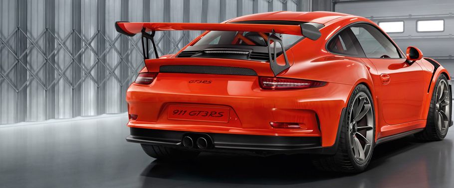 911 GT3 RS Rear angle view 911 GT3 RS Rear angle view